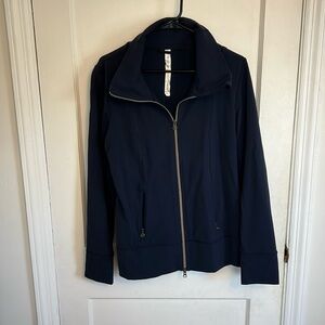Lululemon Zip Up Jacket - Navy Blue - Size 12